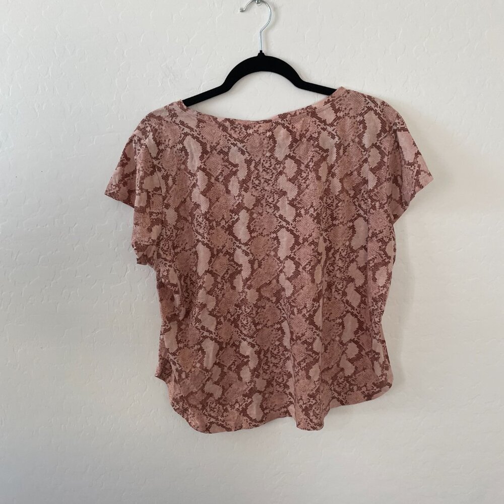 Snake Print Python Tee T Shirt Boho Bohemian Arts… - image 4